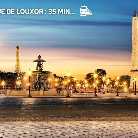 Apartmán Escapade Parisienne A 25 Minutes De La Tour Eiffel Villeneuve-la-Garenne